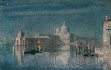 Santa Maria Della Salute, Venice, Moonlight de Sir Edward John Poynter