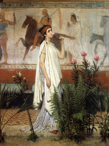 Una mujer Greca de Sir Lawrence Alma-Tadema
