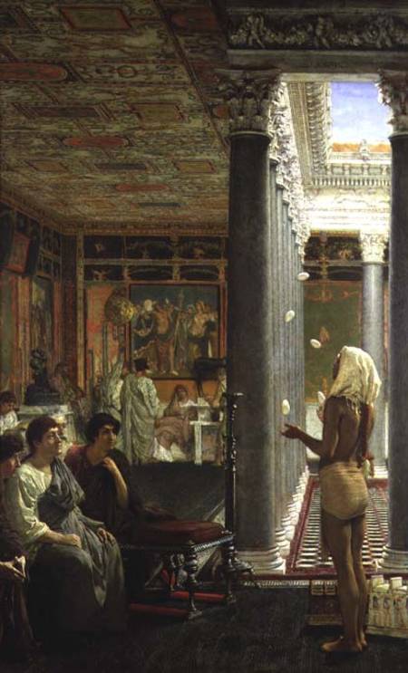 Egyptian Juggler de Sir Lawrence Alma-Tadema