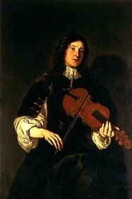 A violin player de Sir Peter Lely