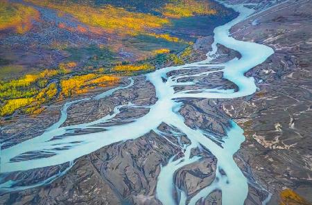 AK Glacier River