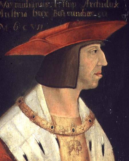 Portrait of Maximillian I (1459-1519) de Spanish School