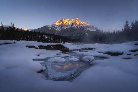 Ice Lake and Golden Mountain