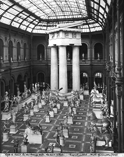 Ecole Nationale Superieure des Beaux-Arts, Palais des Etudes, the glass courtyard de studio Giraudon