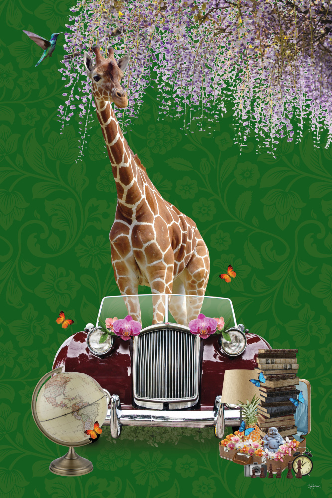 Giraffe will Travel de Sue Skellern