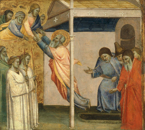 T.Gaddi, Death of John the Evangelist de Taddeo Gaddi