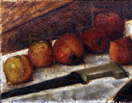 Still Life with Apples de Tadeusz Makowski
