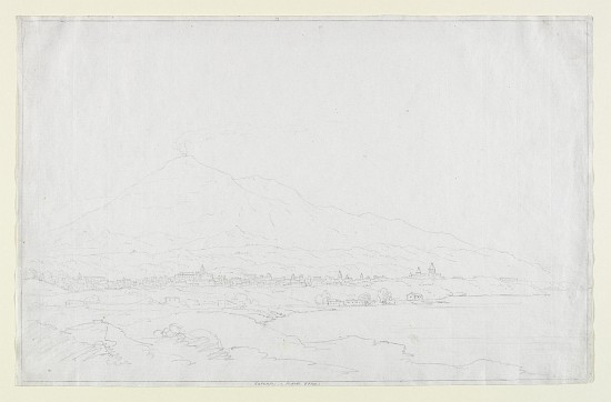 Catania and Mount Etna, Sicily de Thomas Cole