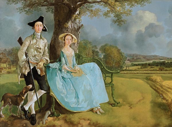 Mr and Mrs Andrews de Thomas Gainsborough