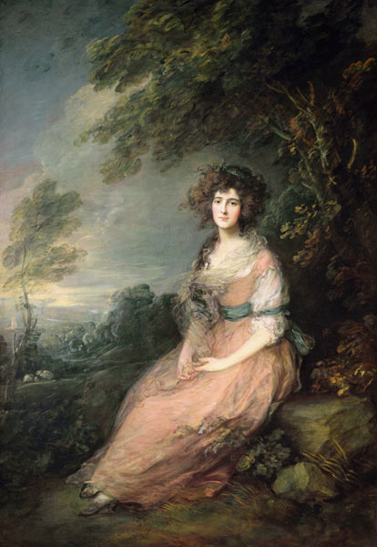 Mrs. Richard Brinsley Sheridan de Thomas Gainsborough