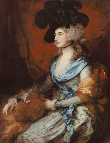 Mrs Sarah Siddons, the actress (1755-1831) de Thomas Gainsborough