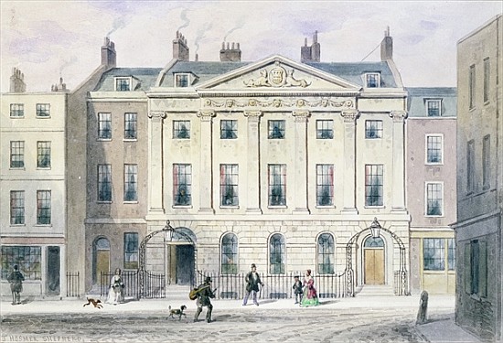 The East front of Skinners'' Hall de Thomas Hosmer Shepherd