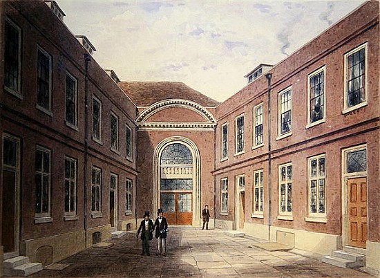 The Inner Court of Girdlers Hall Basinghall Street de Thomas Hosmer Shepherd