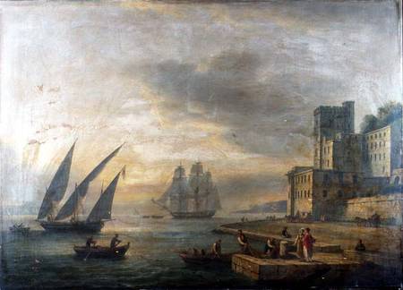 The Bay of Naples from Posilippo de Thomas Luny