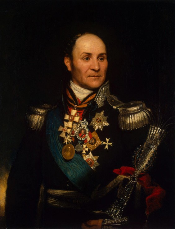 Portrait of Count Matvei Ivanovich Platov (1757-1818) de Thomas Phillips