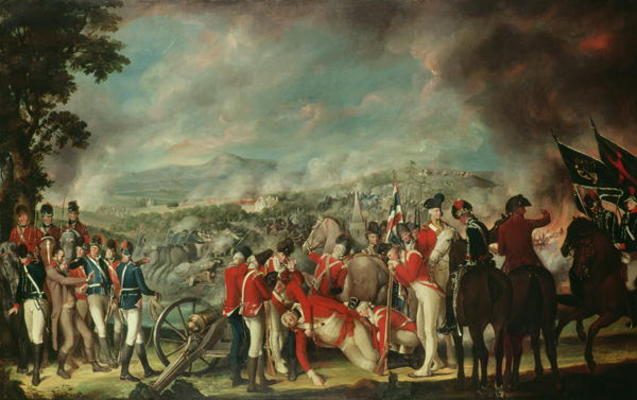 The Battle of Ballynahinch, 13th June 1798, c.1798 (oil on canvas) de Thomas Robinson