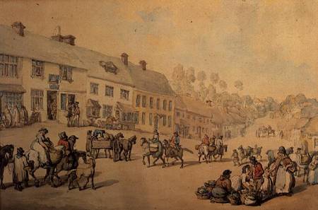 Honiton, Devonshire de Thomas Rowlandson