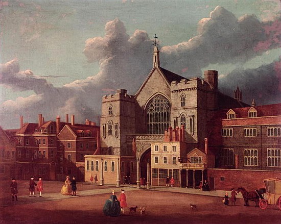 Westminster Hall and New Palace Yard de Thomas Sandby