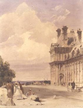 View near the Pont Royal, with the Pavillon de Flore, Tuileries