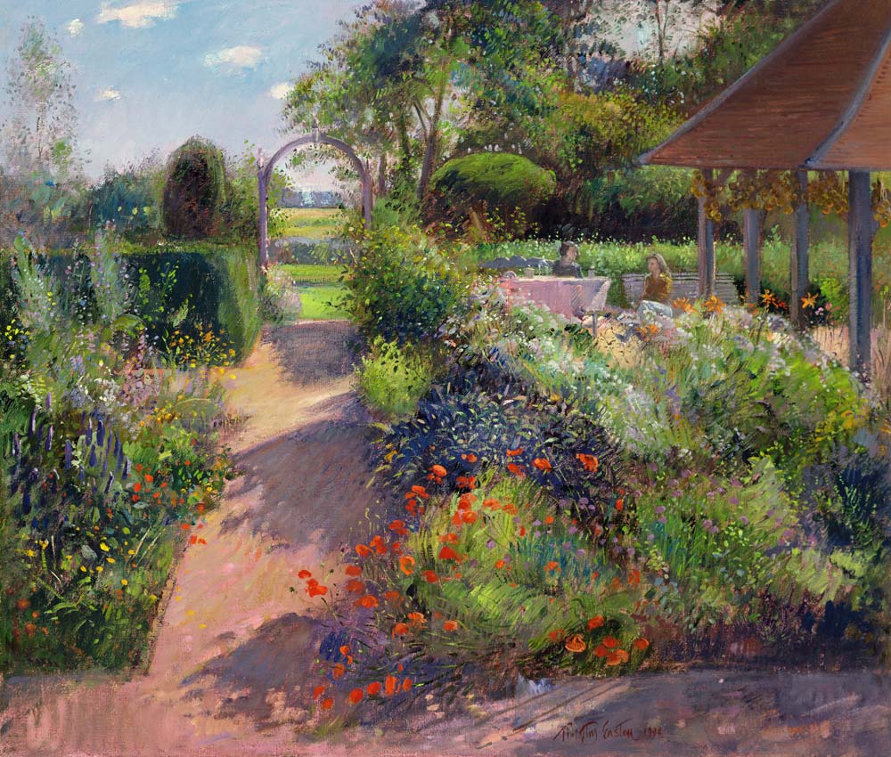 Morning Break in the Garden, 1994  de Timothy  Easton