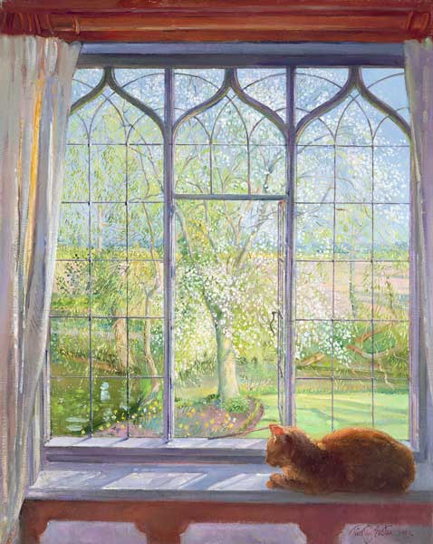 Window in Spring, 1992  de Timothy  Easton