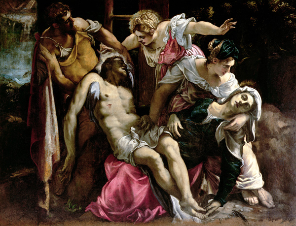 Deposition from the Cross de Tintoretto (aliasJacopo Robusti)