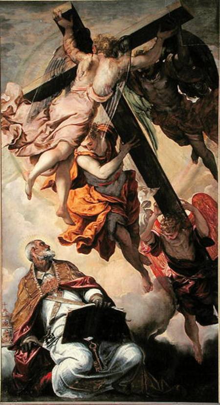 Apparition of the Cross to St Peter de Tintoretto (aliasJacopo Robusti)
