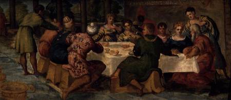 King Belshazzar's Banquet de Tintoretto (aliasJacopo Robusti)