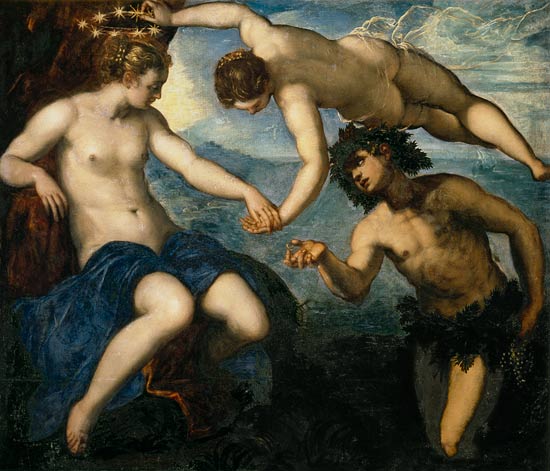 The Discovery of Ariadne de Tintoretto (aliasJacopo Robusti)