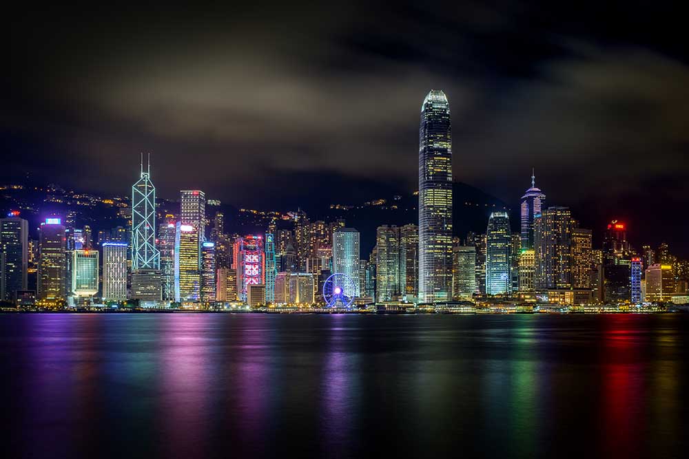 Hong Kong Skyline #001 de Tom Wang
