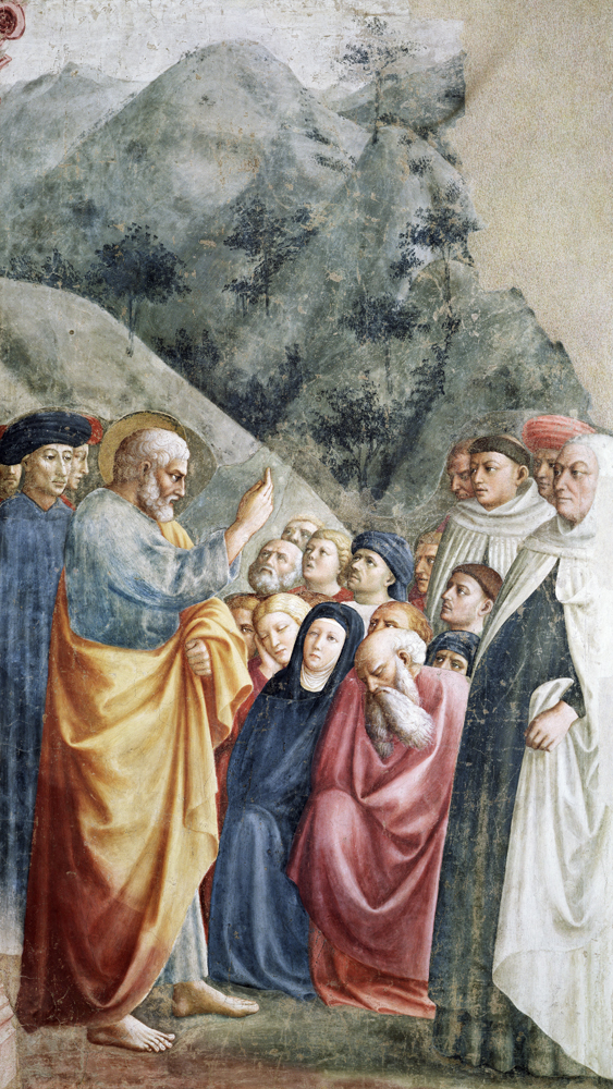 St. Peter Preaching in Jerusalem de Tommaso Masolino da Panicale