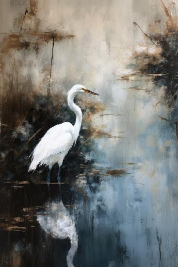 Egret in Lake