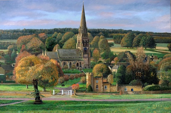 Edensor, Chatsworth Park, Derbyshire de Trevor  Neal