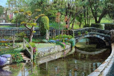 Bridge and Garden, Bakewell, Derbyshire