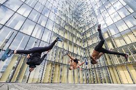 Tricking with Ahmed Chouikhi, Mehdi Harhad & KA¬©vin CA¬©tout