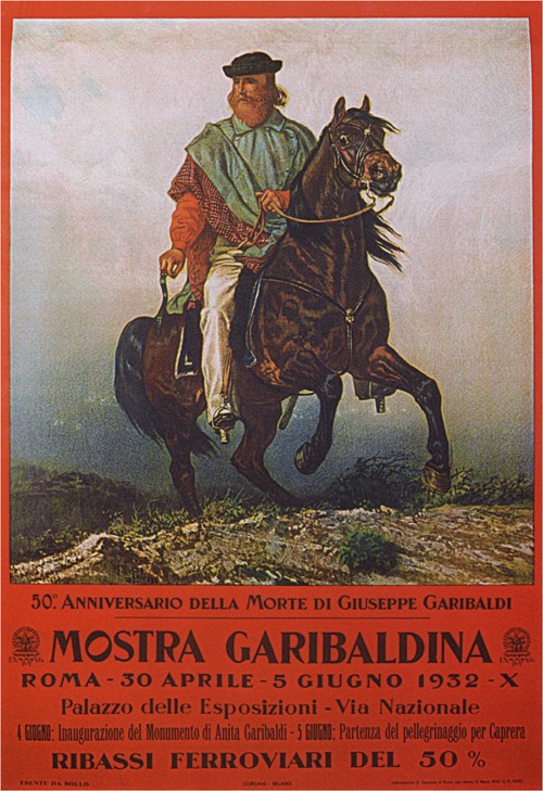 Fiftieth Anniversary of the death of Giuseppe Garibaldi de Unbekannter Künstler