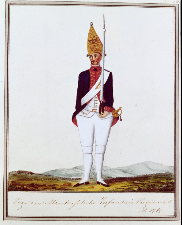 Grenadier of the Regiment "Zöge von Manteuffel" de Unbekannter Künstler