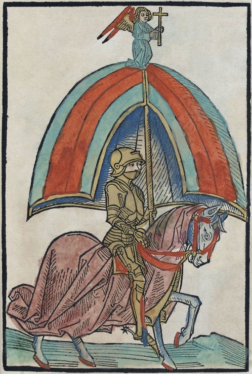 Illustration from the Richental's illustrated chronicle de Unbekannter Künstler