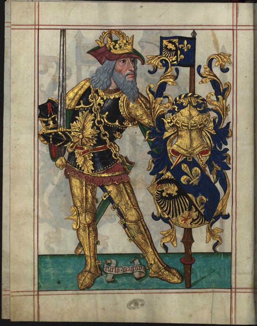 Charles the Great (From Livro do Ameiro-Mor) de Unbekannter Künstler