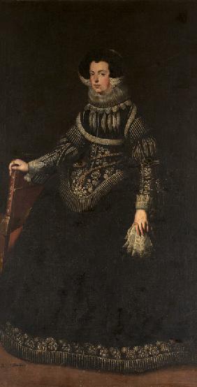 Portrait of Queen Elisabeth of France (1602-1644), Queen consort of Spain