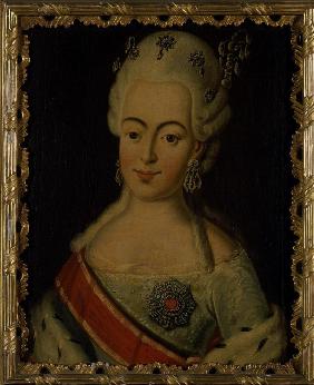 Portrait of Grand Duchess Natalia Alexeyevna of Russia (1755-1776), Princess Wilhelmina Louisa of He