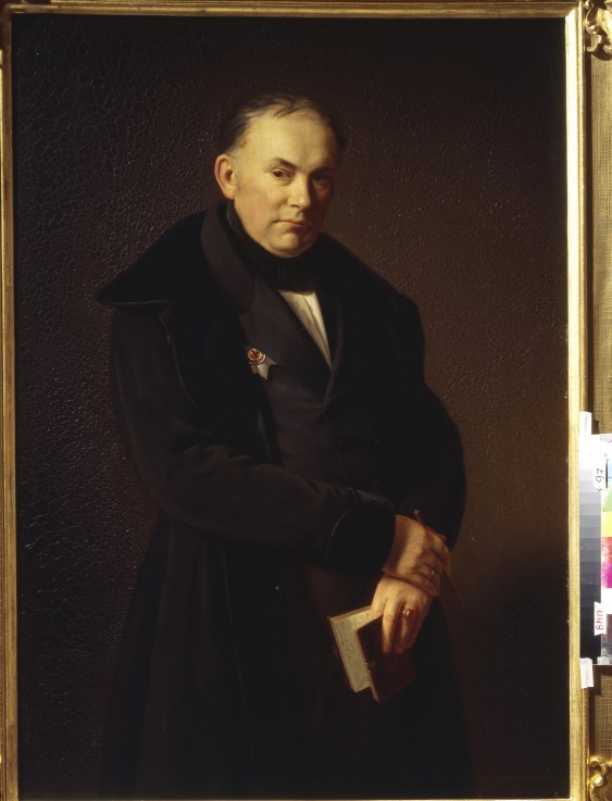 Portrait of the poet Vasily Zhukovsky (1783-1852) de Unbekannter Künstler