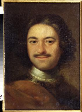 Portrait of Emperor Peter I the Great (1672-1725)