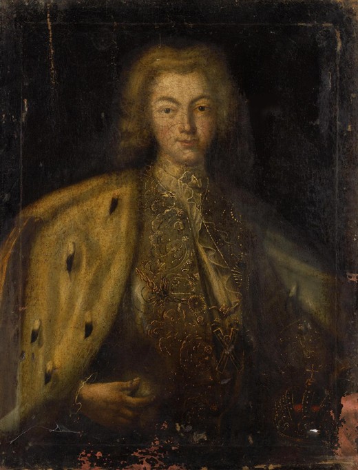 Portrait of the Tsar Peter II of Russia (1715-1730) de Unbekannter Künstler