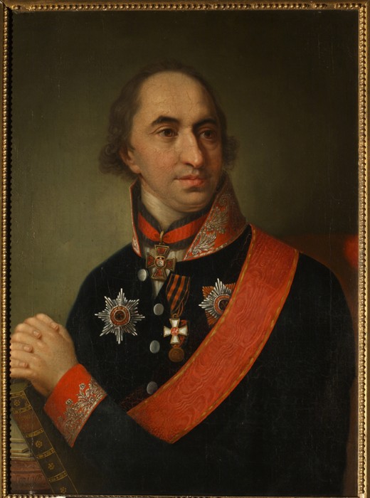 Portrait of Count Alexander Semyonovich Khvostov (1753-1820) de Unbekannter Künstler