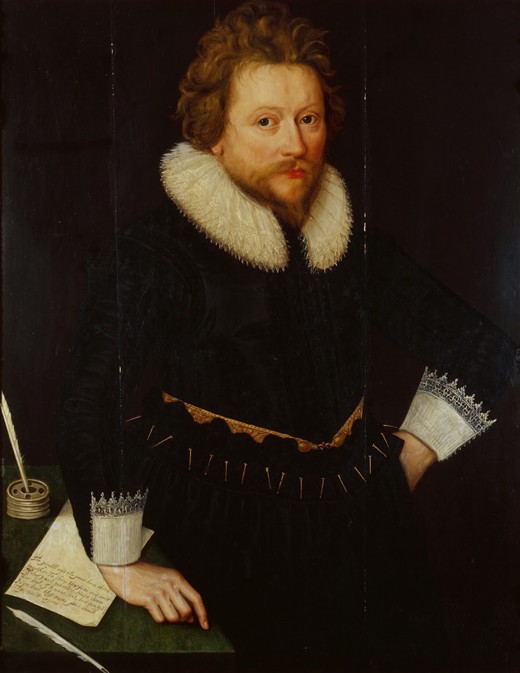 Portrait of John Fletcher (1579-1625) de Unbekannter Künstler