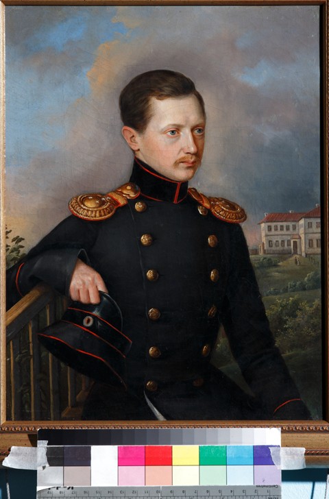 Portrait of Nikolai Semyonovich Korsakov (1819-1889) de Unbekannter Künstler