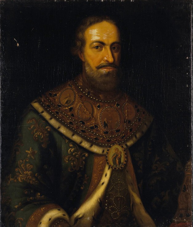 Portrait of Patriarch Filaret of Moscow (Fyodor Nikitich Romanov) (1553-1633) de Unbekannter Künstler