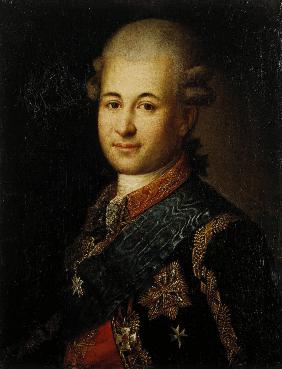 Portrait of Semyon Zorich (1745-1799), the Catherine the Great's Favourite