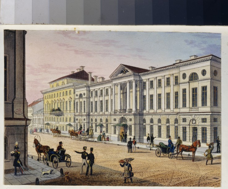 Post Hotel in Saint Petersburg (Album of Marie Taglioni) de Unbekannter Künstler